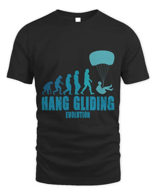 Hang Gliding Evolution Funny HangGliding Skydiving Design