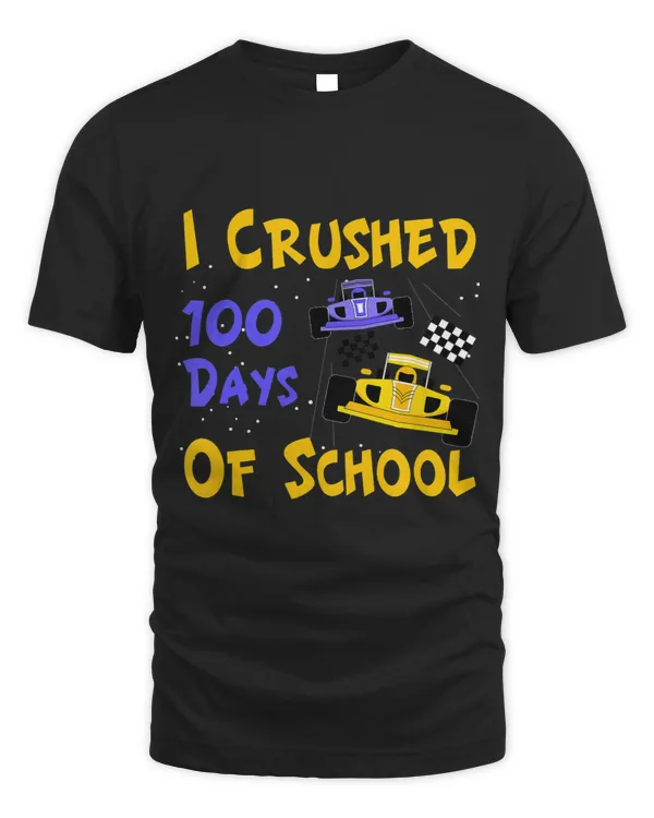 Kids I Crushed 100 Days Of School Monster Truck Kids Girls Boys