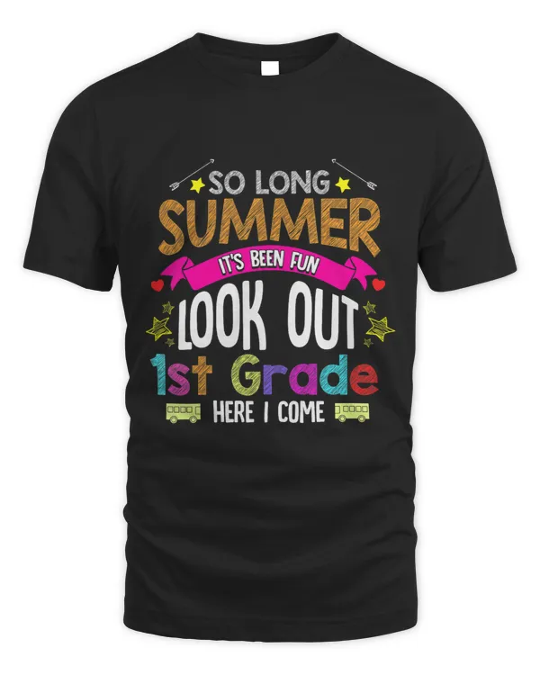 Kids So Long Summer 1st Grade First Day Back to School Class Gift