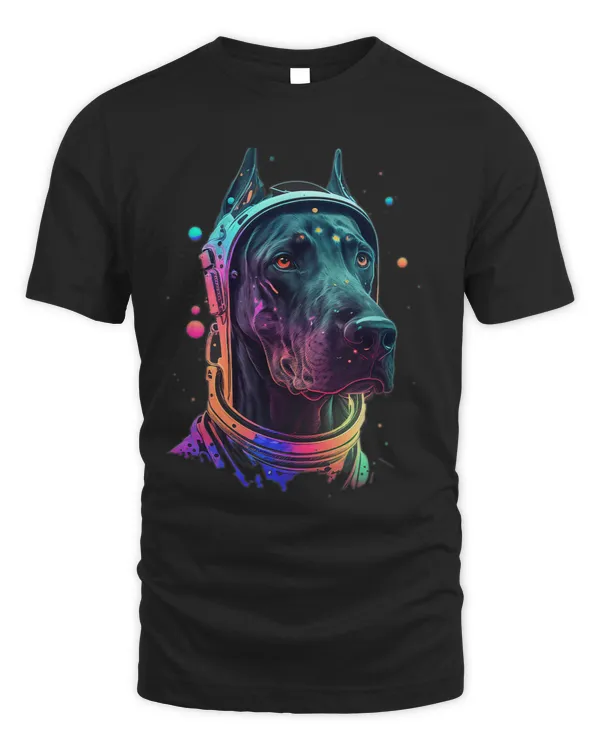 Great Dane Astronaut Dog Funny Outer Space Cosmic Explorer