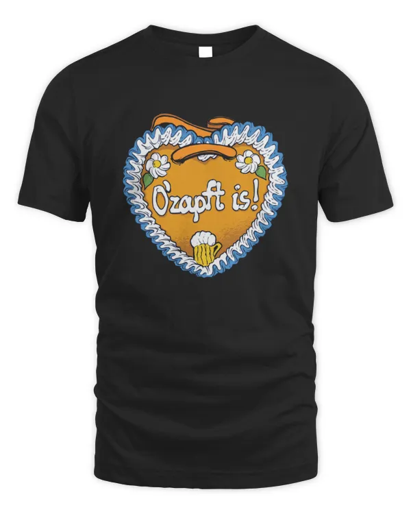 Oktoberfest Gingerbread Heart Shirt