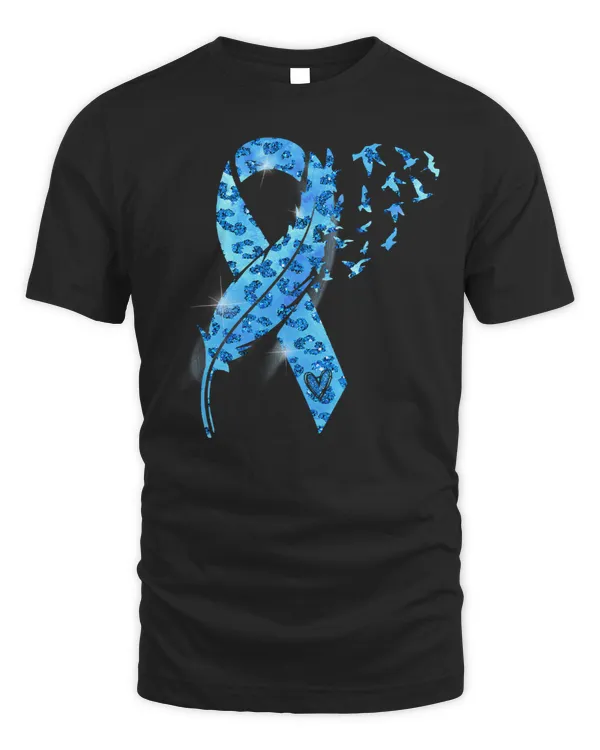 Diabetic Disease Leopard Blue Ribbon Stay Strong 131