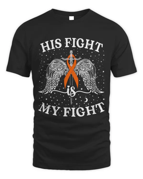 Kidney Disease His Fight Is My Fight Angel Warrior Ribbon Kidney Cancer