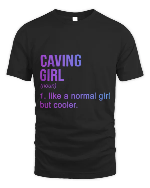 Womens Caving Girl Graphic Spelunking Spelology Potholing Caver