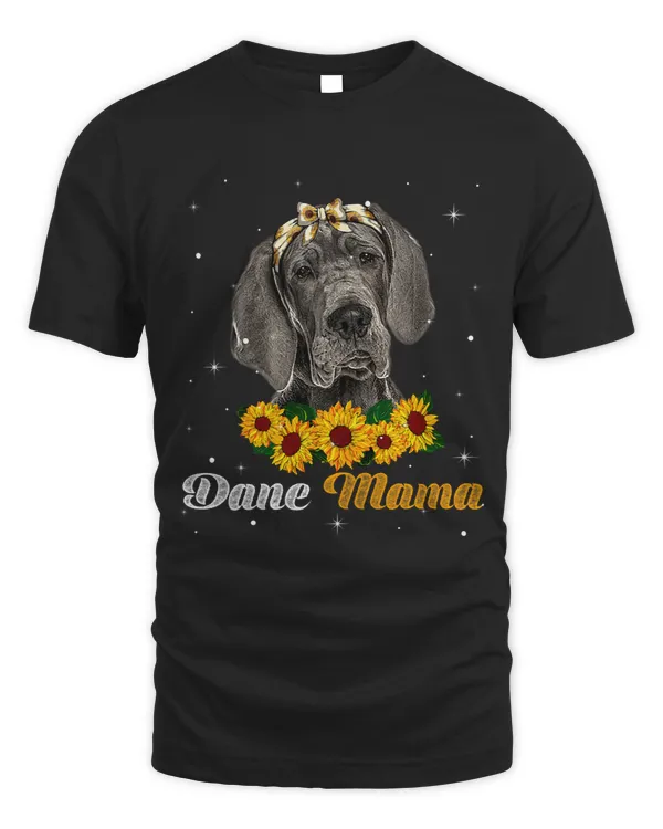 Womens Cute Dane Mama Dog Mom Dog Lover Mothers Day