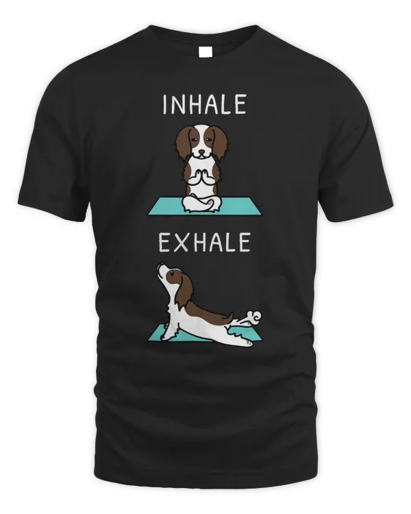 Yoga Inhale Exhale Springer Spaniel English Dog