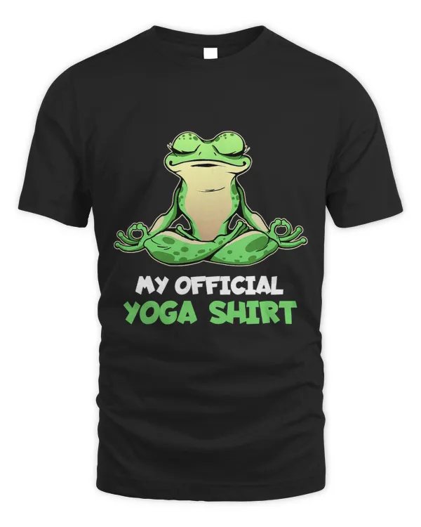 Yoga Meditation with Frog My Official Yoga Shirt