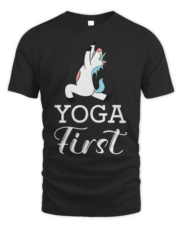 Yoga Unicorn First Workout Healthy Fitness Exercise