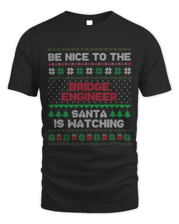 Xmas Gift For Bridge Engineer Bridge Engineer Ugly Sweater
