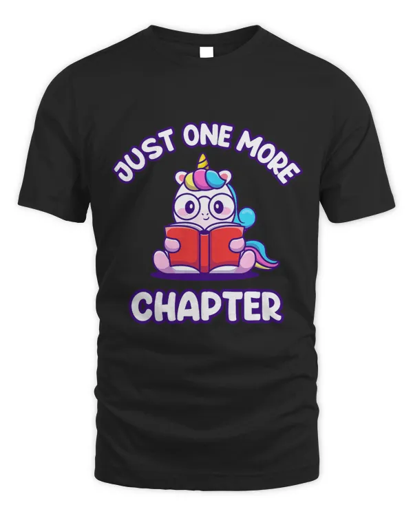 Just One More Chapter Book Lovers Gifts for Girls Unicorn