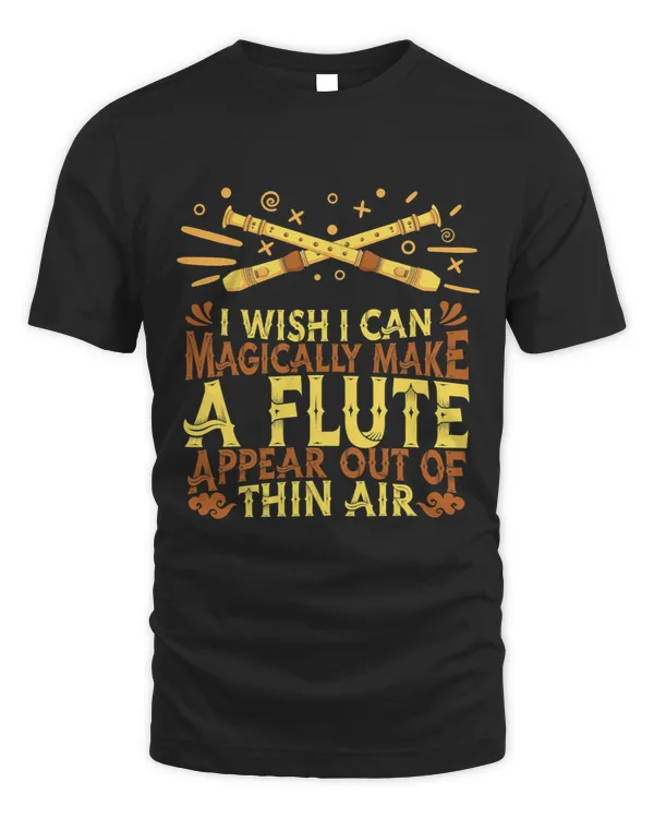 Flute Lover Flute Musician Magical Magician Marching Band Flutist