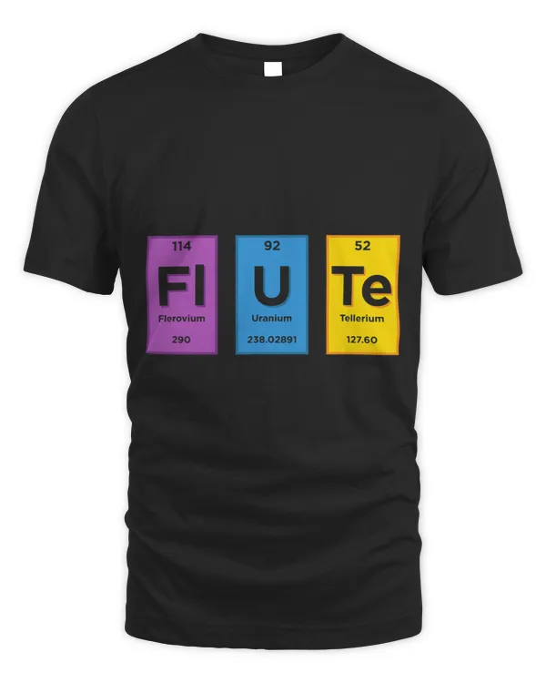 Flute Lover Flute Periodic Table Elements Flute Player