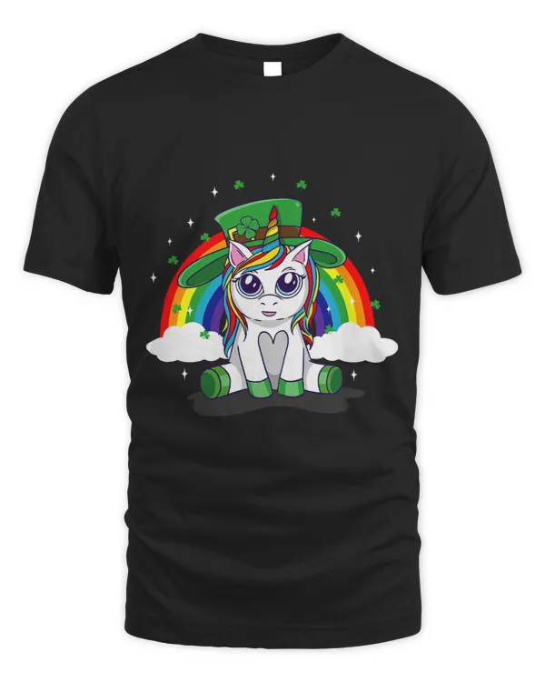 St Patricks Day Leprechaun Unicorn Girls Boys Kids Cute