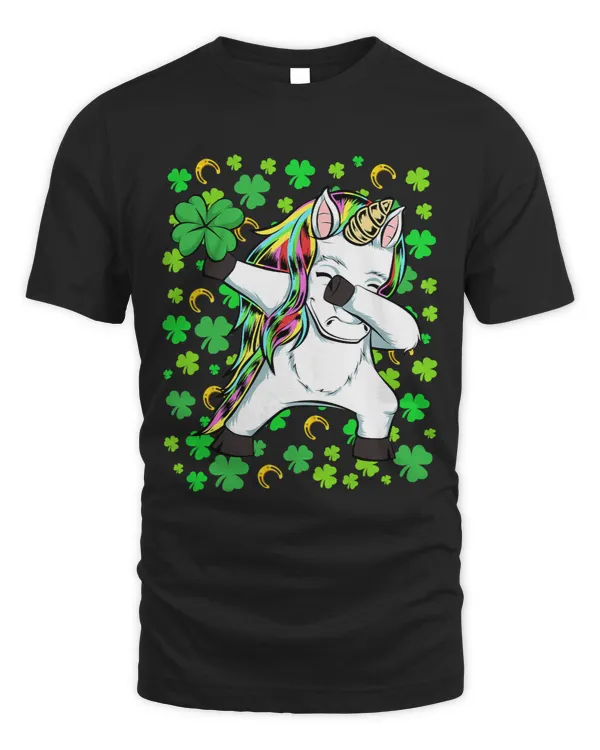 St. Patricks Day Shirt Funny Irish Unicorn Leprechaun 4