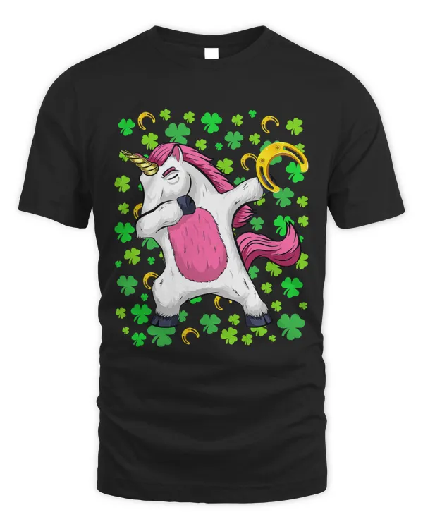St. Patricks Day Shirt Funny Irish Unicorn Leprechaun