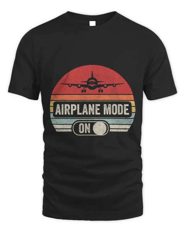 Vintage Retro Airplane Mode Pilot