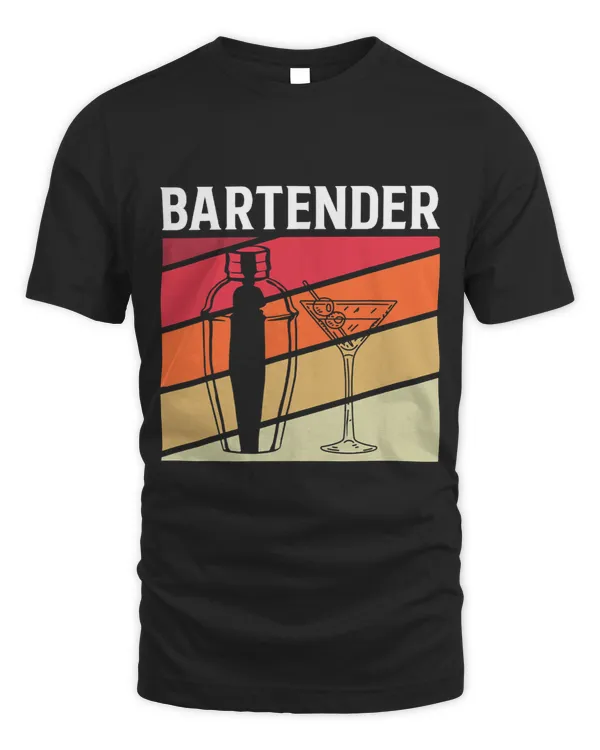 Vintage Retro Bartender Barkeeper 9