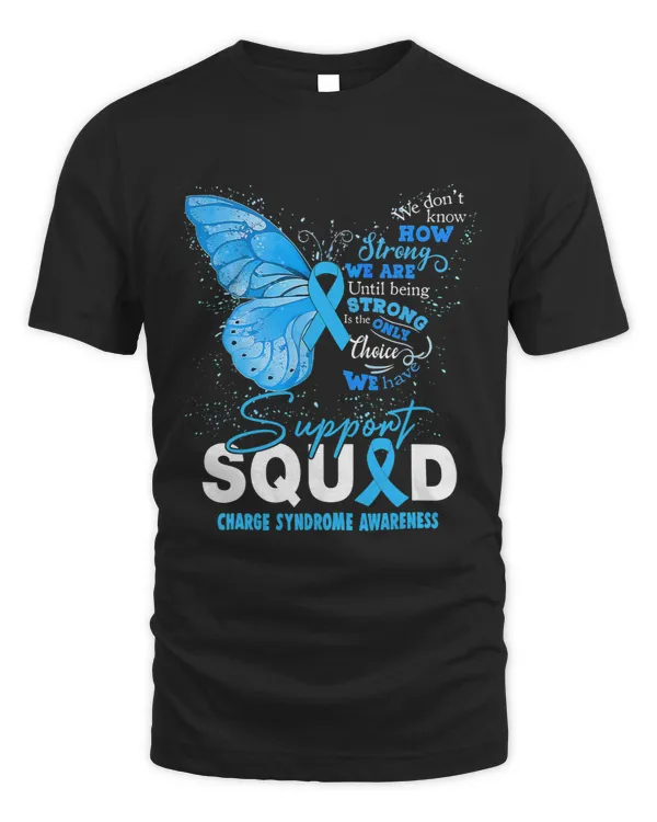 Charge Syndrome Warrior We Wear Blue Butterfly Support Charge Syndrome Awareness