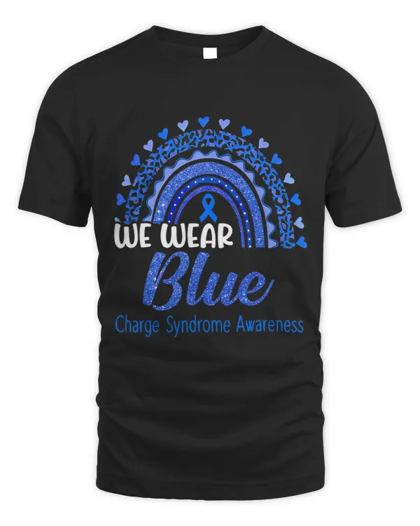 Charge Syndrome Warrior We Wear Blue For Charge Syndrome Awareness Rainbow