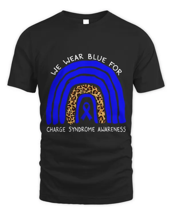 Charge Syndrome Warrior We Wear Blue Rainbow For Charge Syndrome Awareness 1