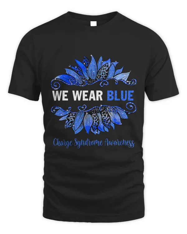 Charge Syndrome Warrior We Wear Blue Sunflower