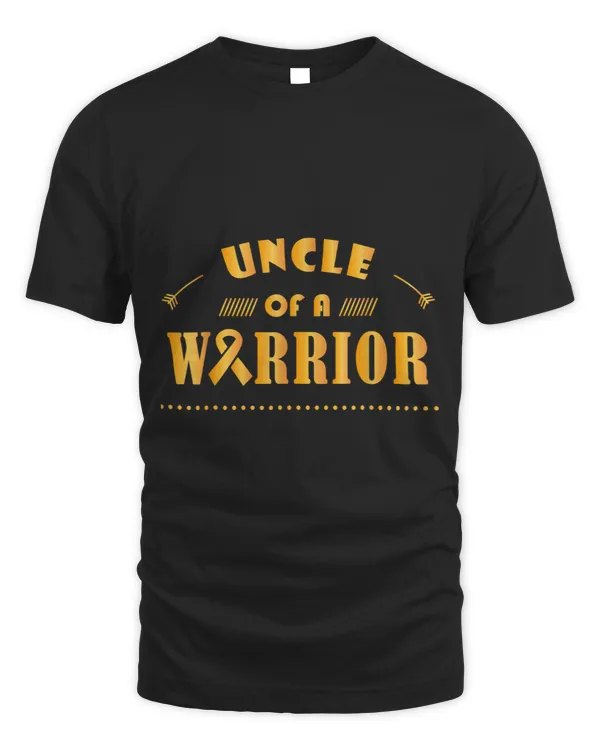Childhood Ribbon Uncle of a Warrior Childhood cancer awareness