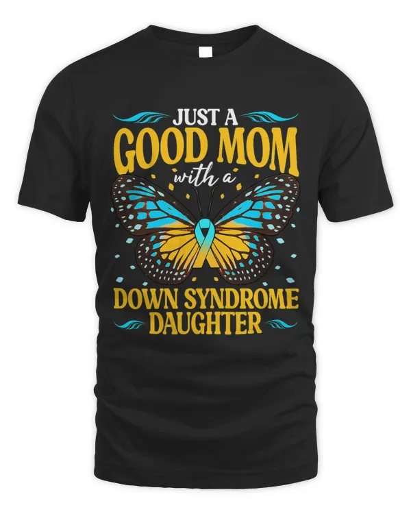 Down Syndrome Womens Mom And Daughter Butterfly Down Syndrome Awareness