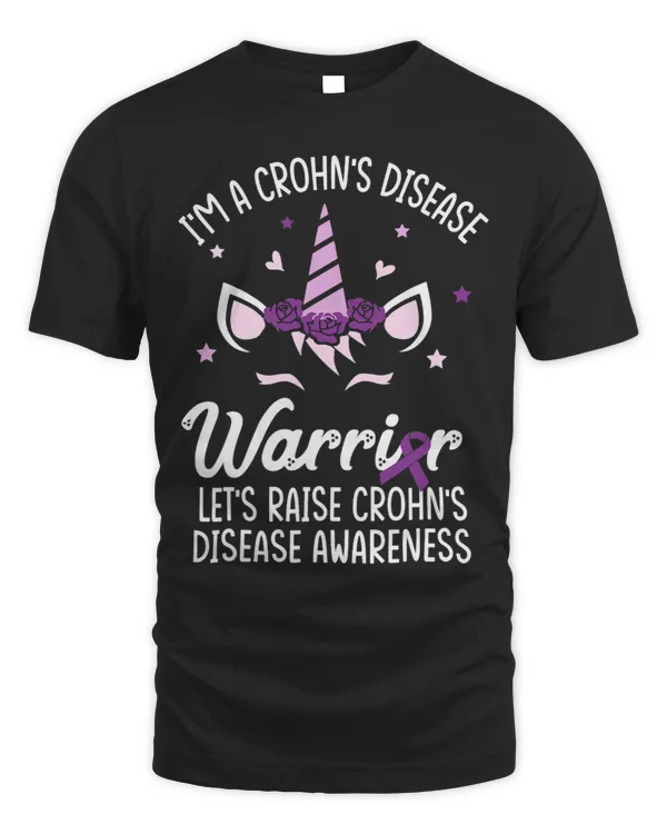 Unicorn Crohns Disease Warrior Gift Crohns Disease