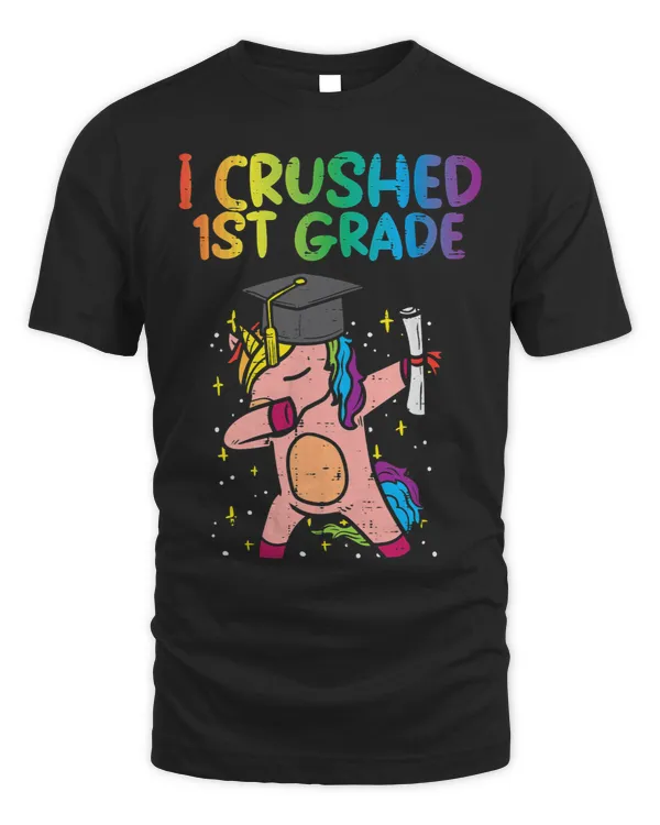 Unicorn Dab Crushed 1st Grade Last Day Of School Girls Kids