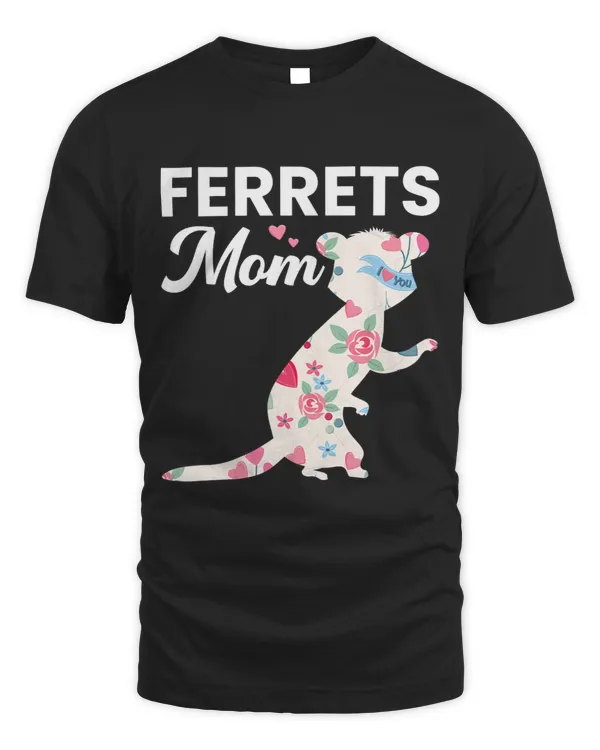 Ferret Lover Womens Ferret Mom Mothers Day Cute Animal Mama Momma