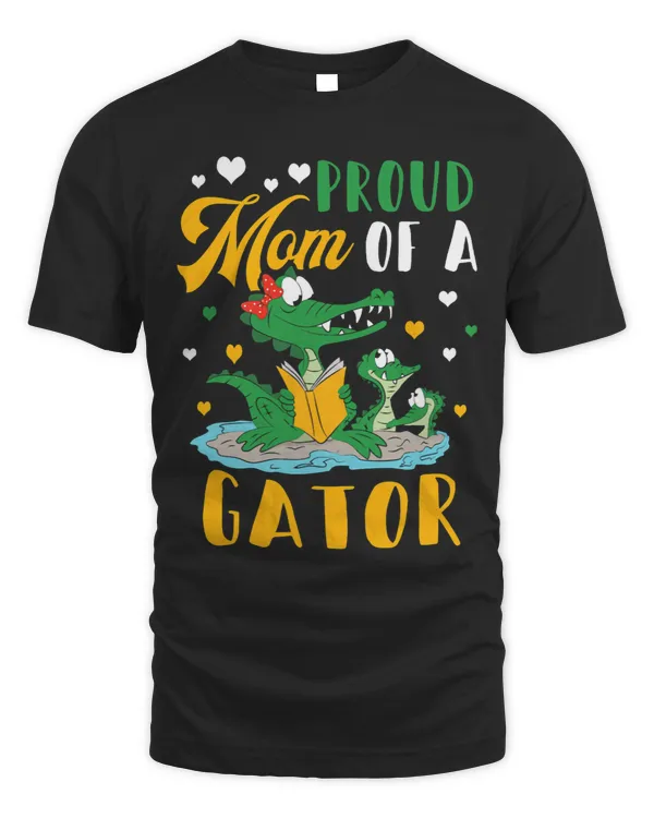 Crocodile Lover Womens Proud Mom Of A Gator Mother Alligator Mothers Day