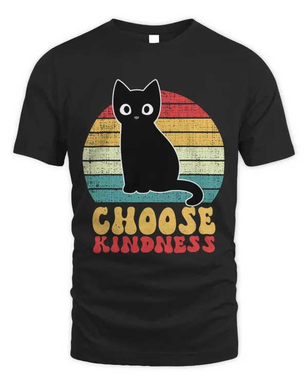 Anti Bullying Rainbow Peace Kind Hippie Cat Choose Kindness 3