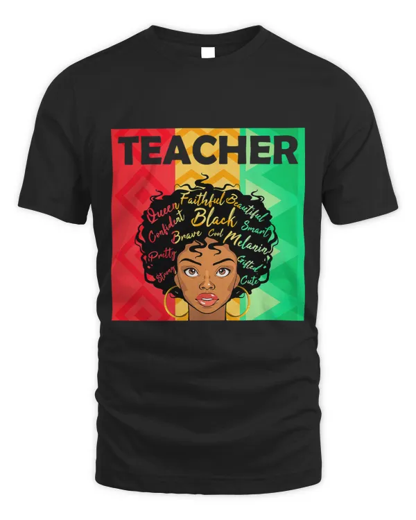 Black Teacher Magic Educator African American Melanin Pride