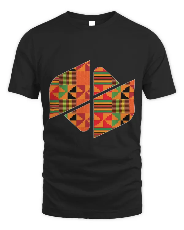 African Abstract Origami Kente Pattern Ghana Style
