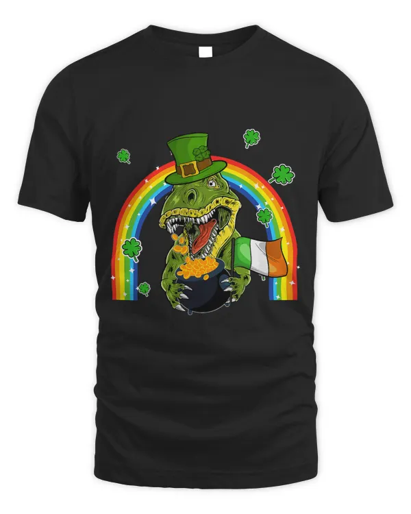 St Patricks Day Kids Toddler Boys Dinosaur Leprechaun Hat