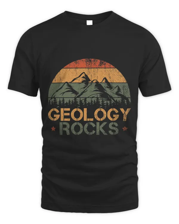 Retro Rock Science Paleontology Lover Geology
