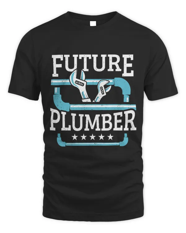 Kids Plumber Shirt Plumbing Future Plumber Steamfitter