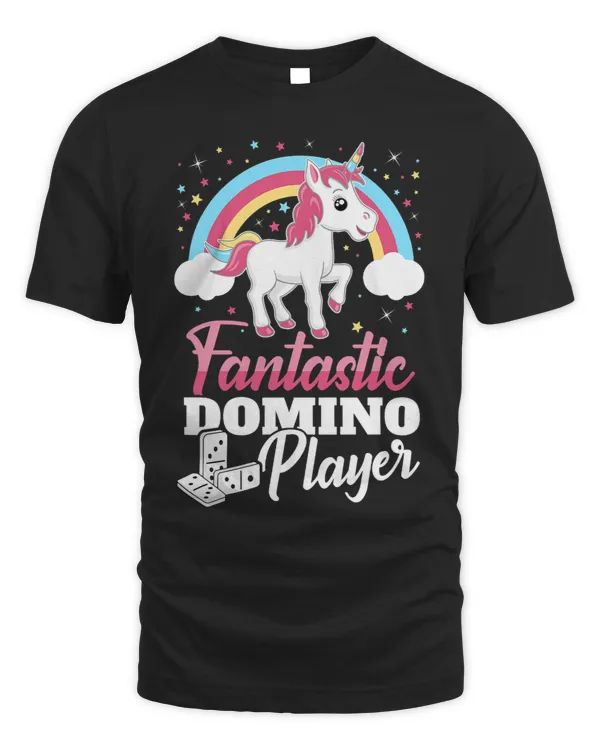 Fantastic Domino Player Dominoes Game I Cute Unicorn