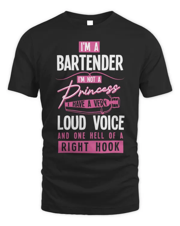 Bartender Barman Womens Retro Bar Pub Owner Saying Mixologist Bartender 1