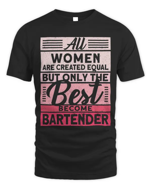 Bartender Barman Womens Retro Bartending Saying Mixologist Barkeeper Bartender 1