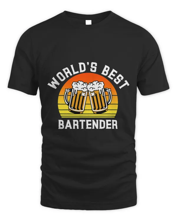 Bartender Barman Worlds Best Bartender Funny Bartending Bar Worker Saying