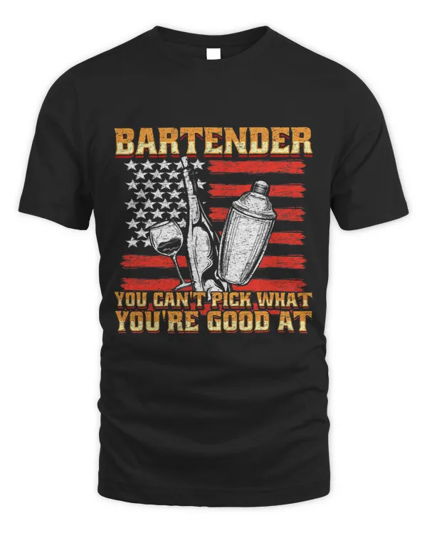 Bartender Barman You cant pick what youre good at Vintage Funny Bartender