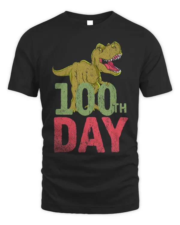 100th Day T Rex Student Kids Gift Happy 100 Days Of School