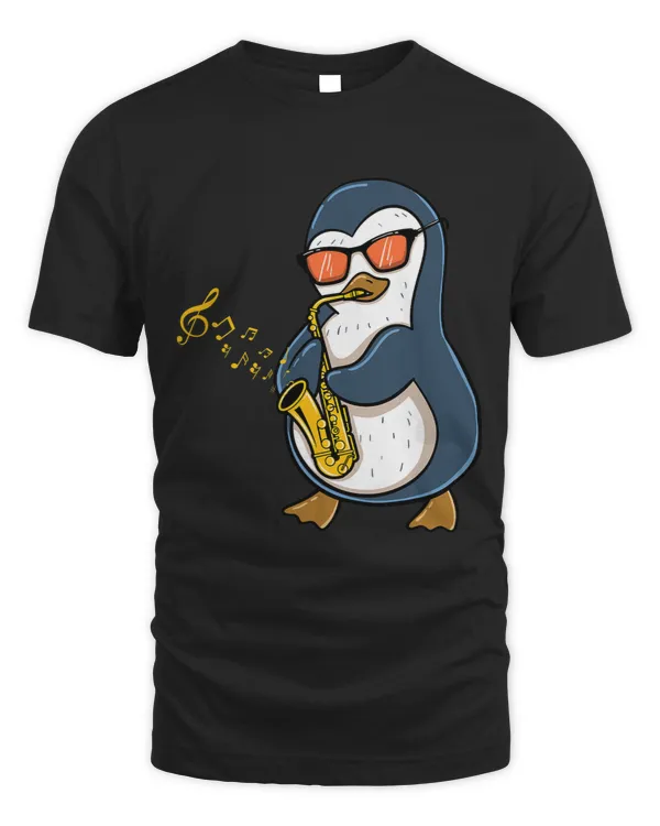 Penguin Playing Saxophone