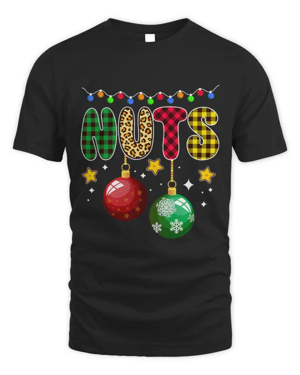 Chest Nuts Matching Chestnuts Funny Christmas Couples Nuts T-Shirt (3)