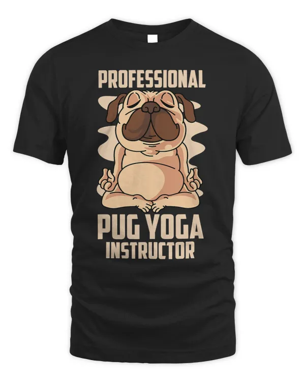 Pug Yoga Instructor Yogi