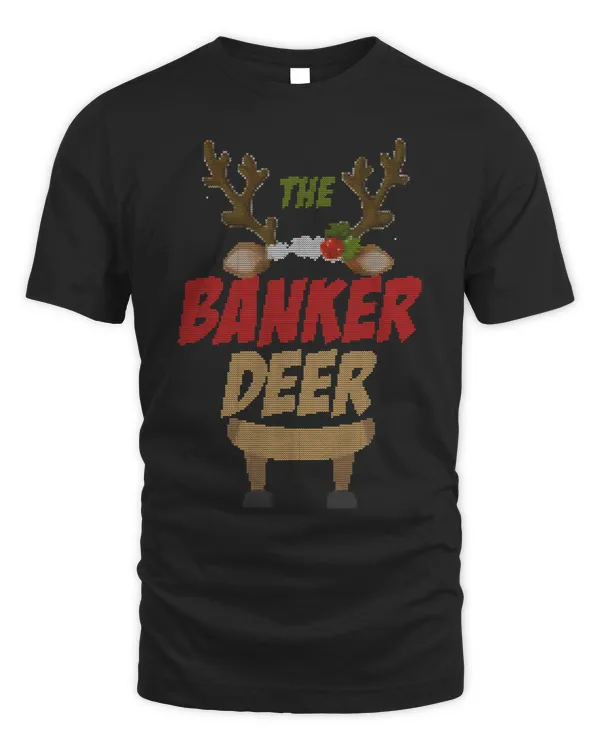 Banker Gifts The Banker Reindeer Family Matching Group Ugly Christmas