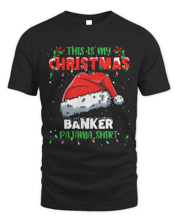 Banker Gifts This Is My Christmas Banker Christmas Lights Pajama