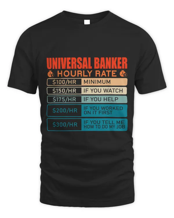 Banker Gifts Universal Banker Vintage Hourly Rate