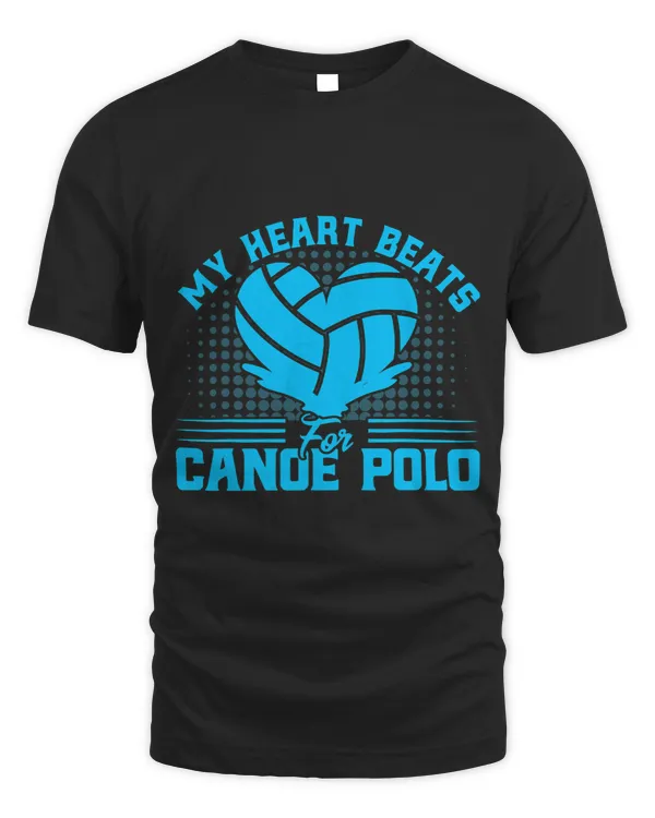 Canoe Water Polo Team My Heart Beats For Canoe Polo 3